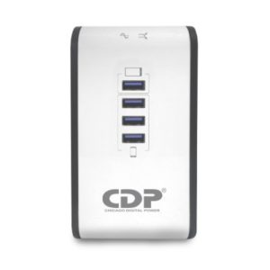CDP regulador con 4 puertos usb /8 salidas /1000va r2cu-AVR1008