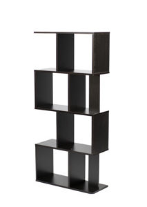 Kenneth Cole estante 4 niveles color café  W60 x H130 x D24 cm-KCWD2022051-B