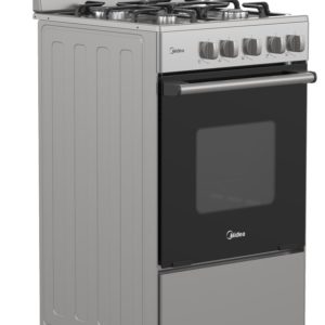 Midea cocina a gas 20 pulgadas 4 quemadores hierro fundido MGS20F0BKAGG-CA